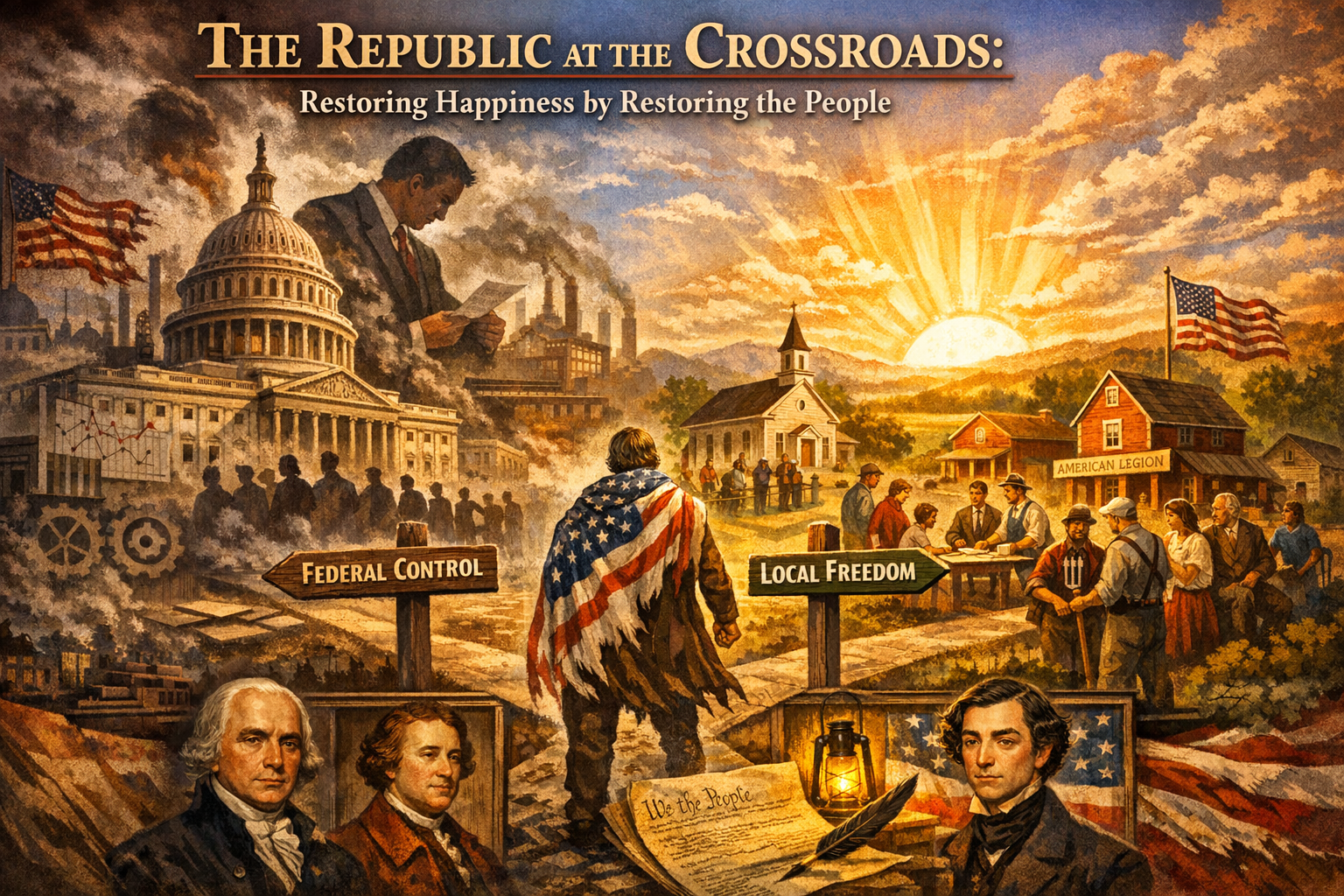 The Republic at the Crossroads: Restoring Happiness by Restoring the People