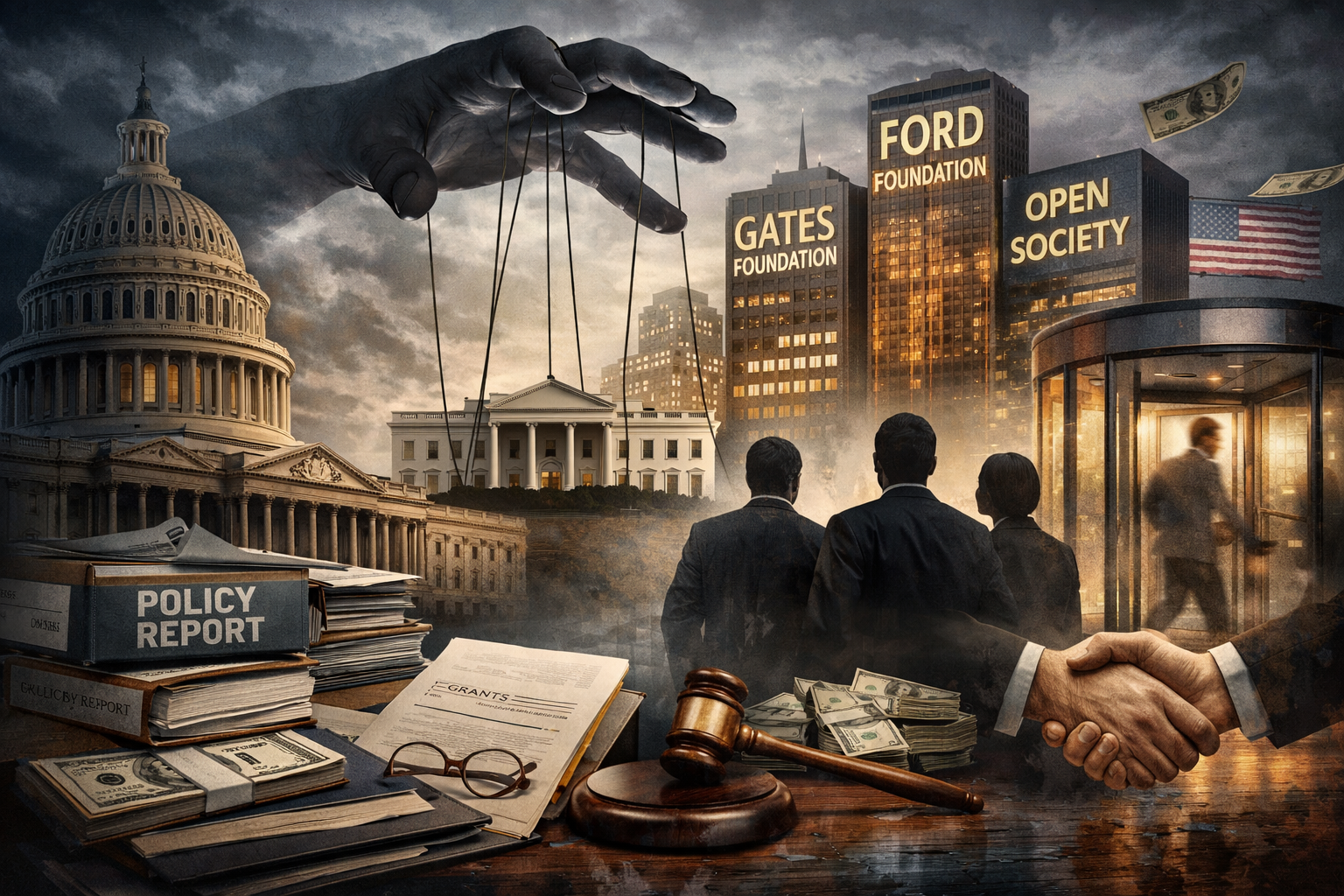 THE SHADOW STATE: How Unelected Foundations Influence Public Policy and Sideline the People’s Voice